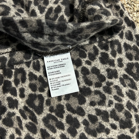 Aerie Ahh-mazingly Soft Jogger Pant in Brown Leopard Print - Picture 5 of 8